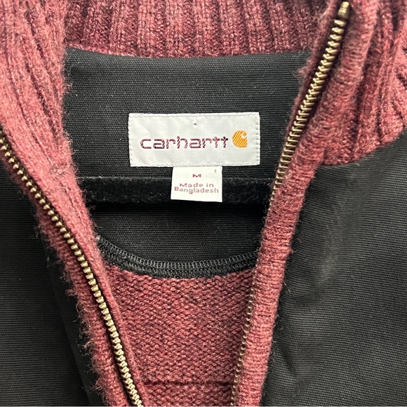 Carhartt Quarter Zip Sweater, Size Medium - Picture 5 of 6